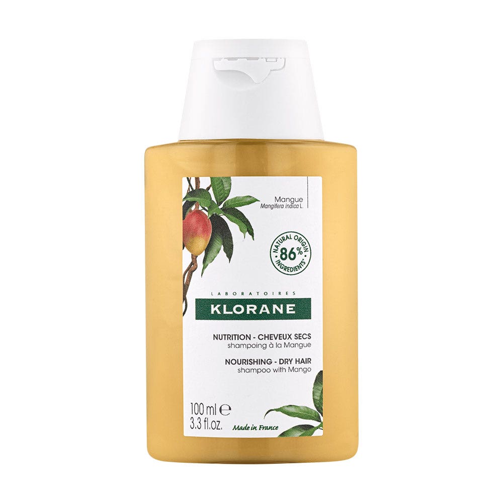 Klorane Mangue Shampoing Nutrition Cheveux Secs 100ml