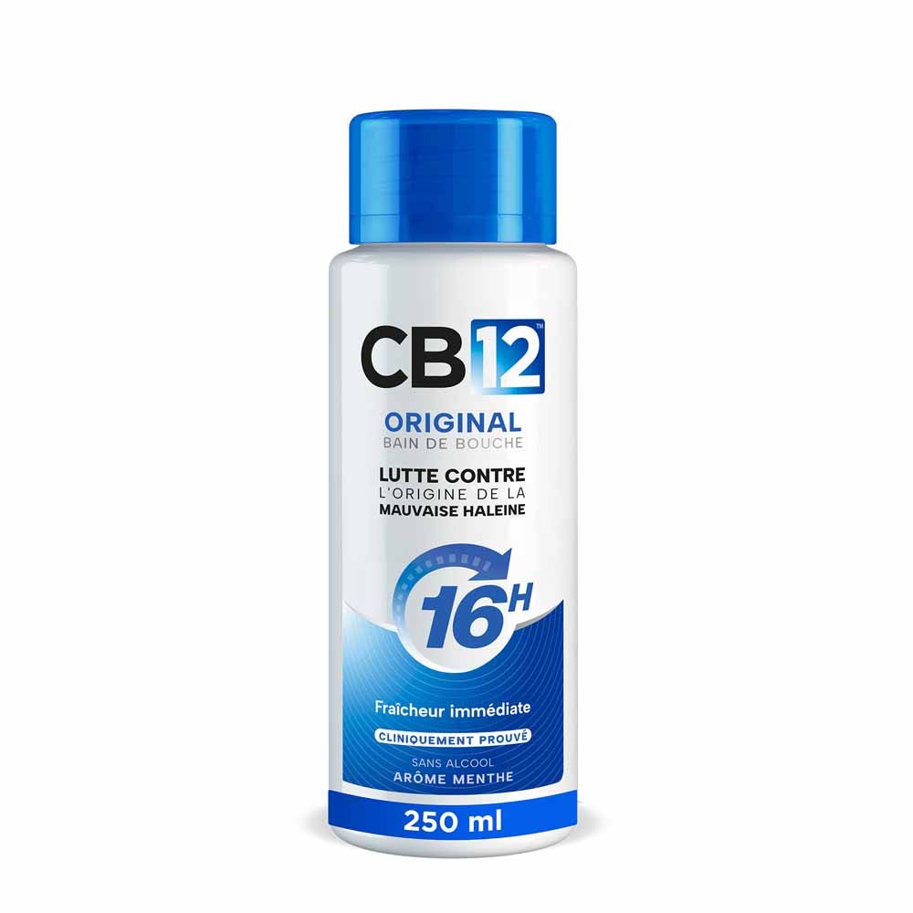 Cb12 Bain De Bouche 12h d'Haleine Fraîche Sans Alcool Arôme Menthe 250ml