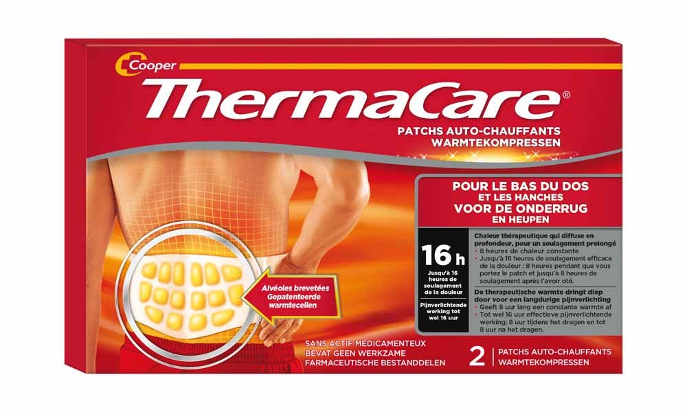 Thermacare Patch Auto-chauffant Dos x2