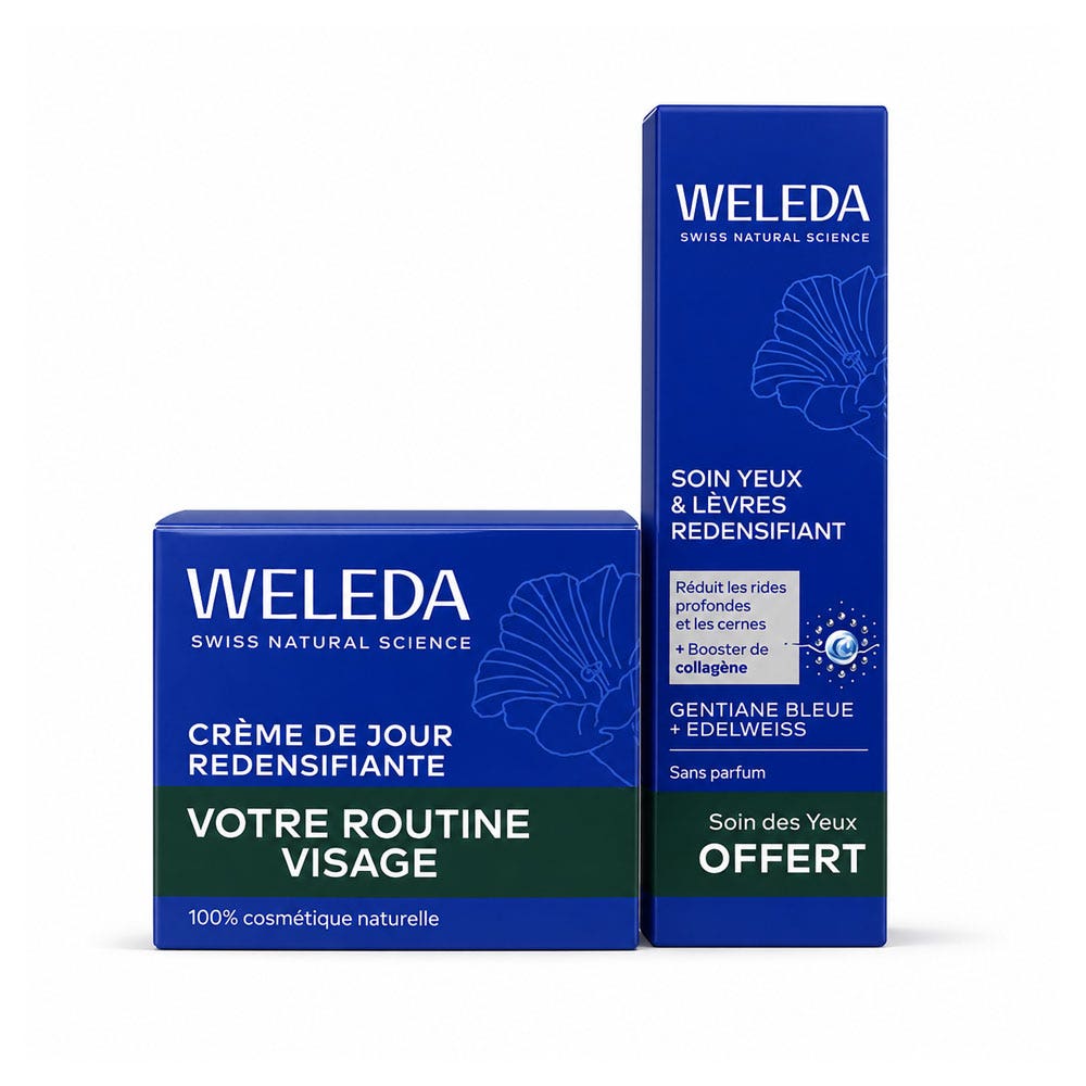Weleda Crème de Jour Redensifiante et Soin Yeux et Lèvres