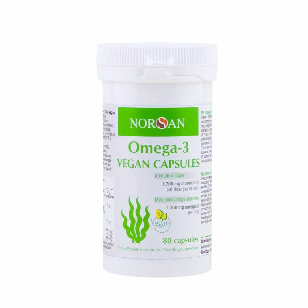 NORSAN Omega 3 Vegan Huile D'algue 80 Capsules
