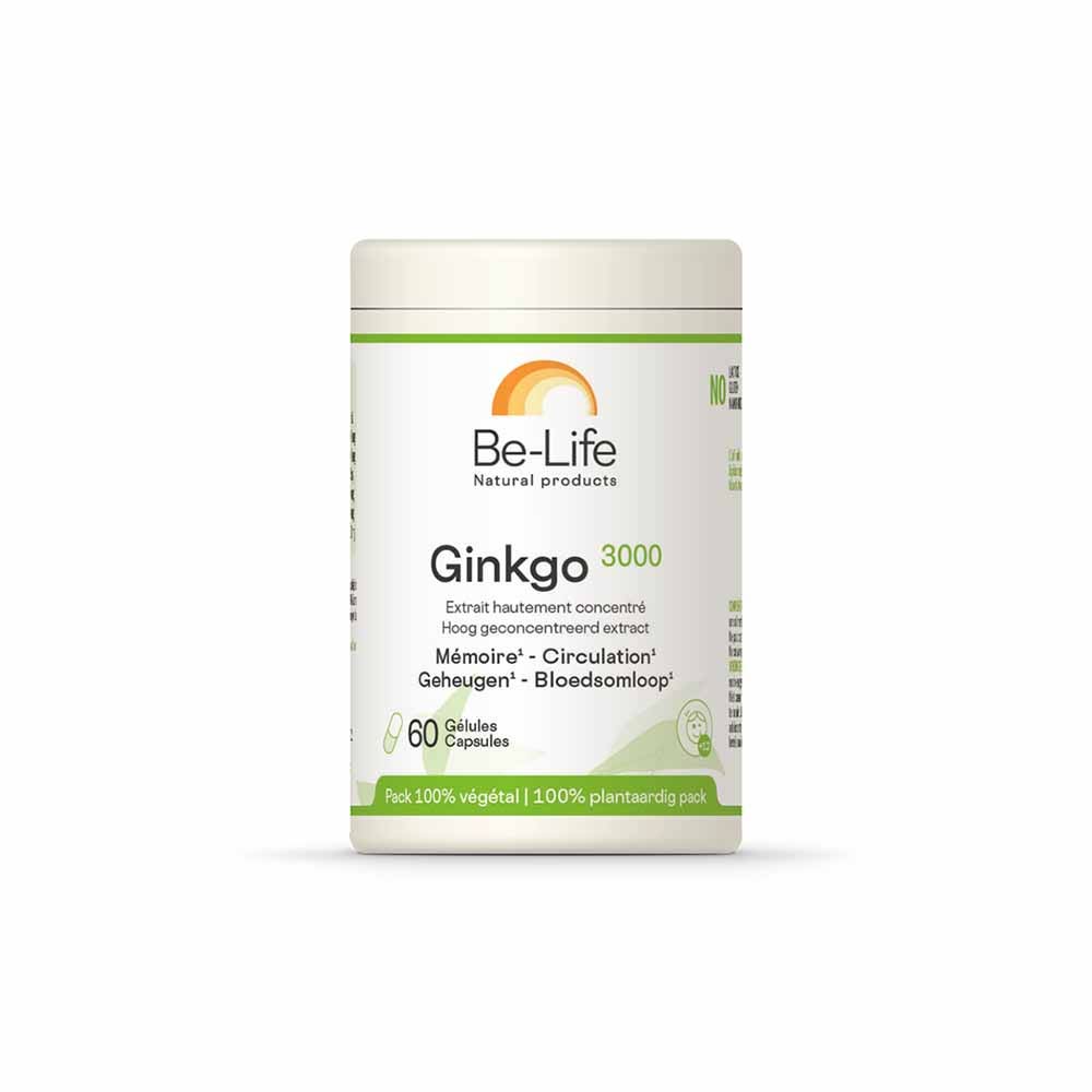 Be-Life Ginkgo 3000 60 gélules