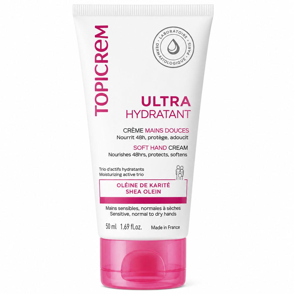 Creme Mains 50ml Ultra-Hydratant Peaux Tres Seches Et Abimees Topicrem