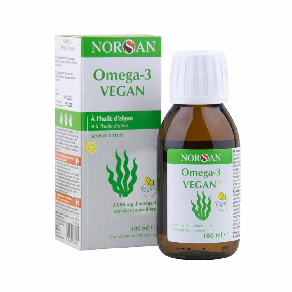 Oméga 3 Vegan 100ml Huile d'algue Norsan