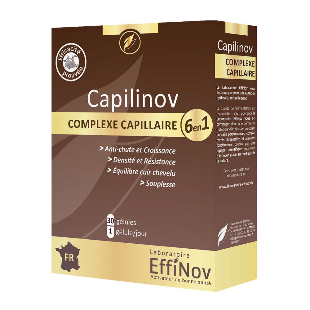 Effinov Nutrition Capilinov Complexe Capillaire 30 gélules