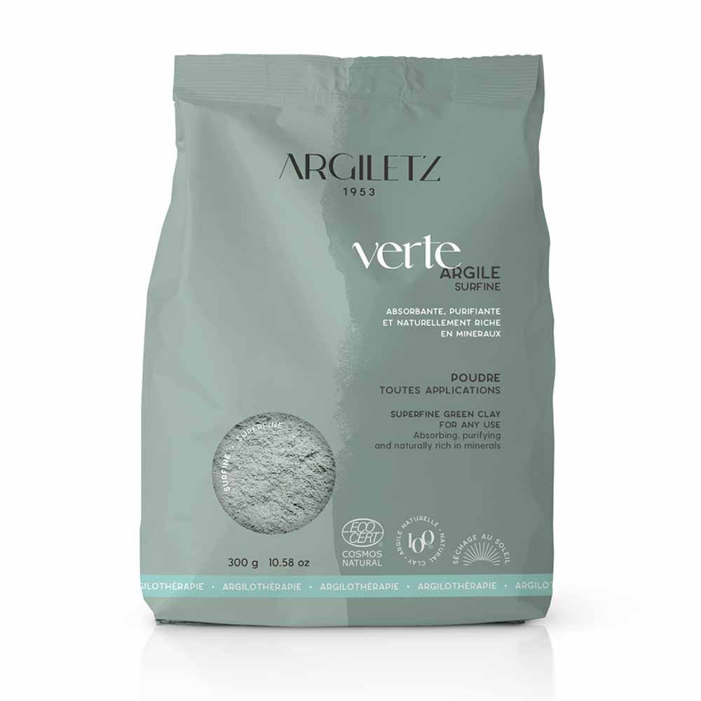 Argiletz Argile Verte Surfine Poudre Toutes Applications 300g