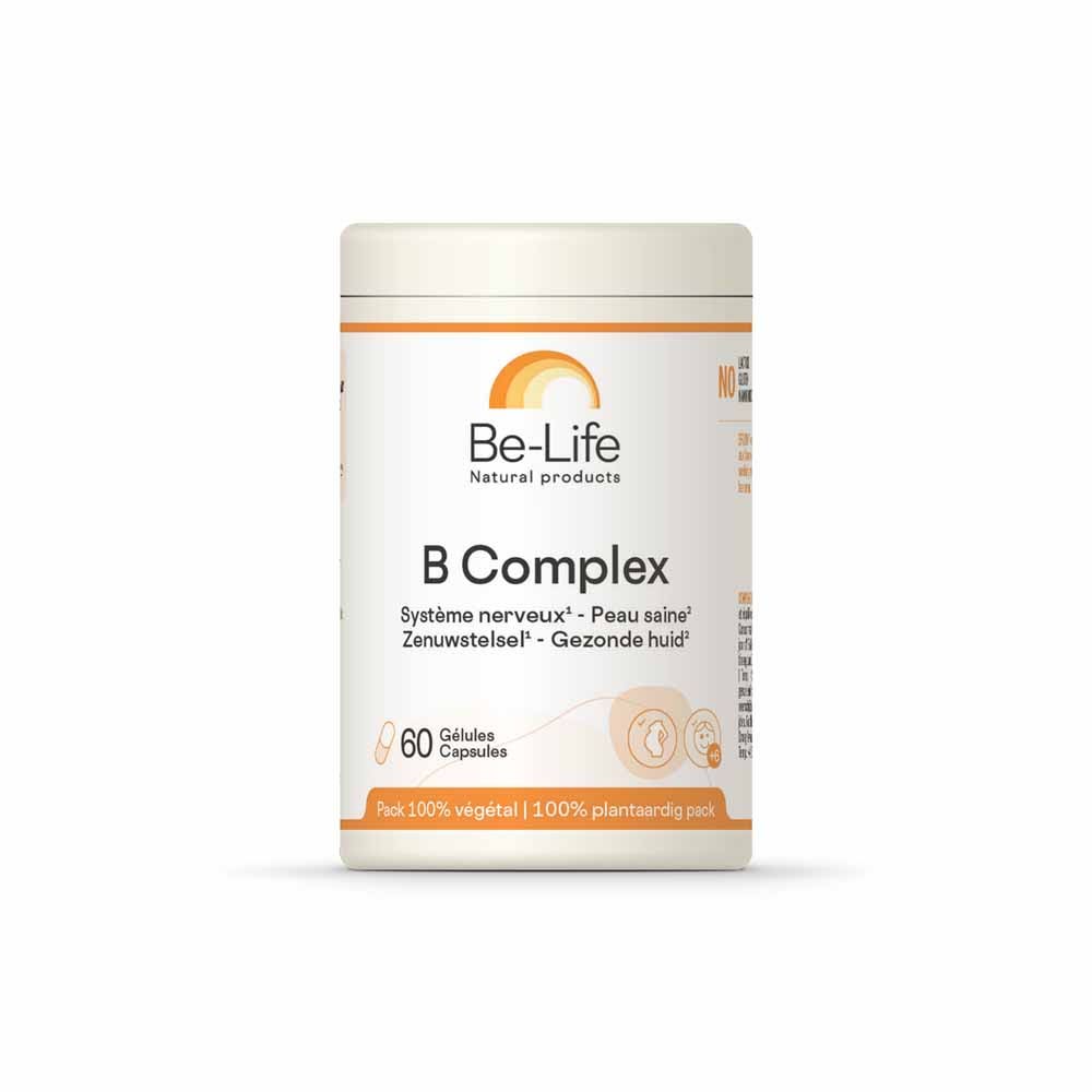 Be-Life B Complex Système nerveux - Peau Saine 60 gélules