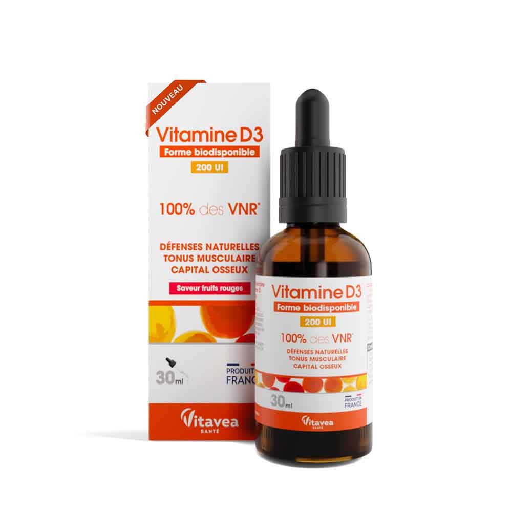 Vitavea Santé Vitamine D3 200 Ui 30ml