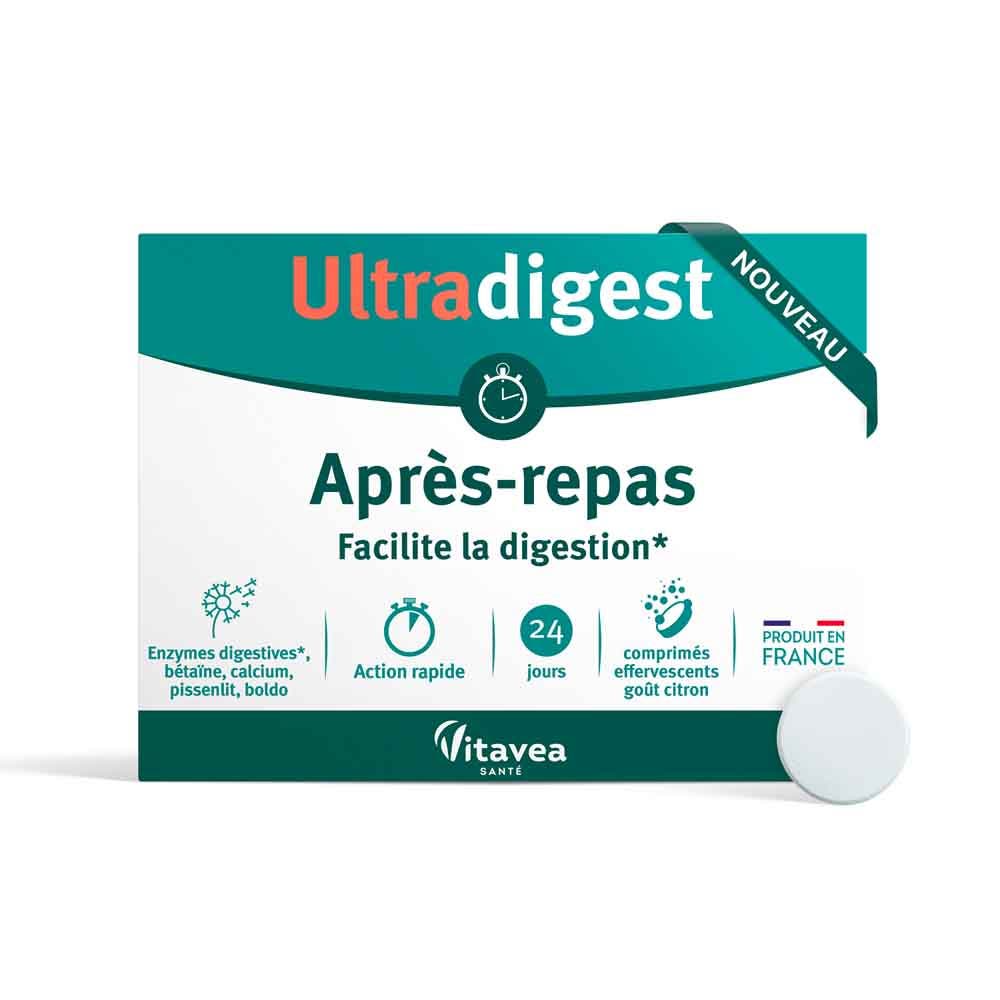 Vitavea Santé UltraDigest Après Repas 24 comprimés effervescents