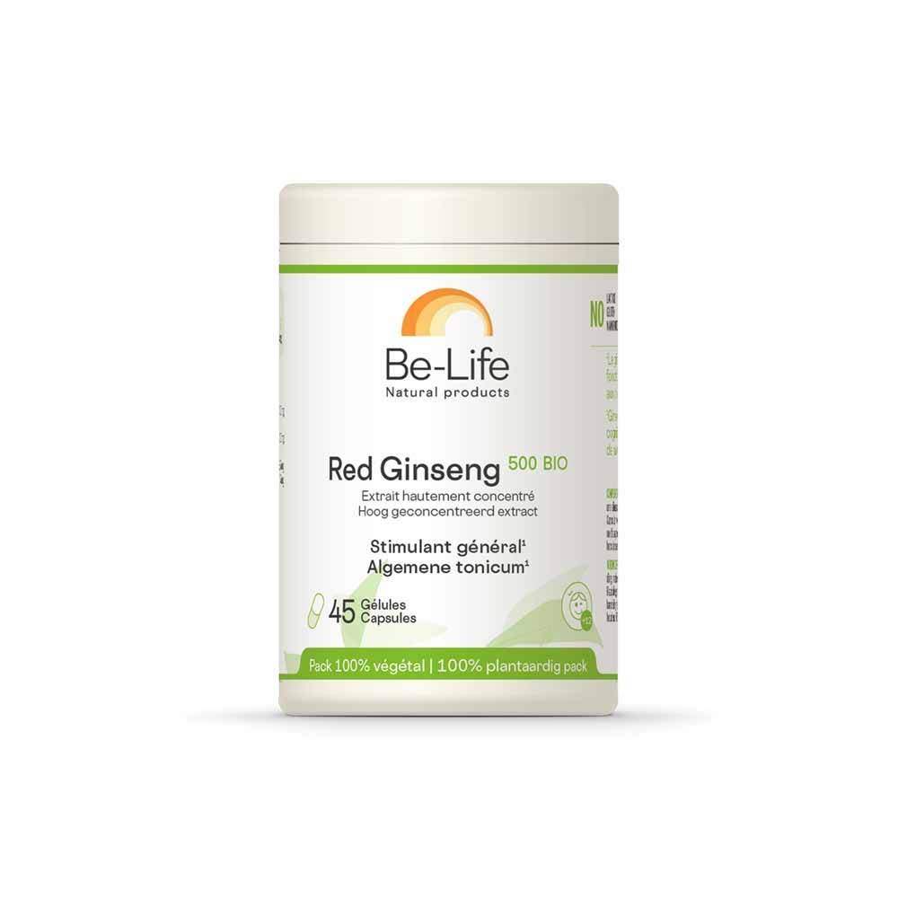 Be-Life Red Ginseng 500 Bio 45 gélules