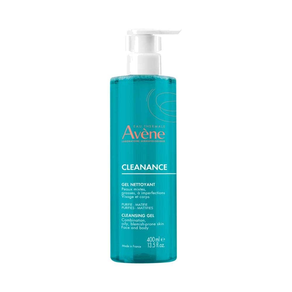Avène Cleanance Gel Nettoyant Visage Et Corps Peaux Grasses A Imperfections 400ml