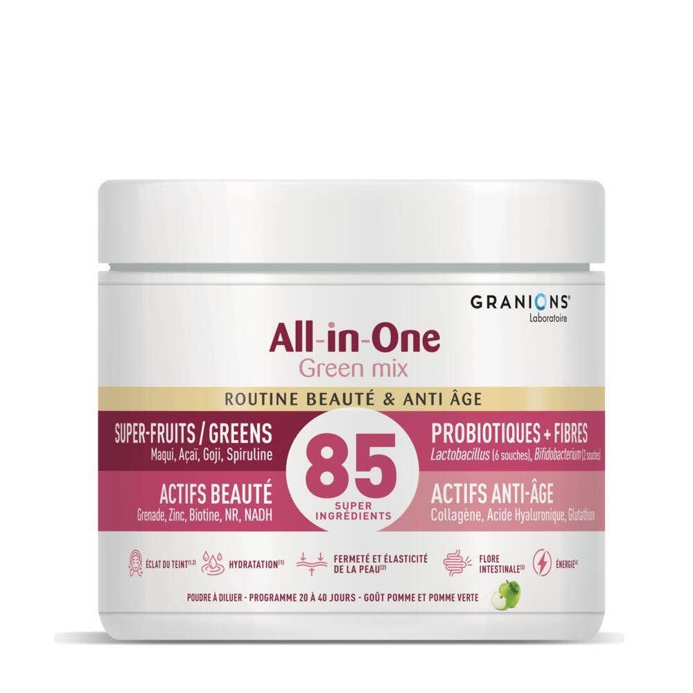 Granions All-in-One Beauté et Anti âge Fruits Rouges 146g