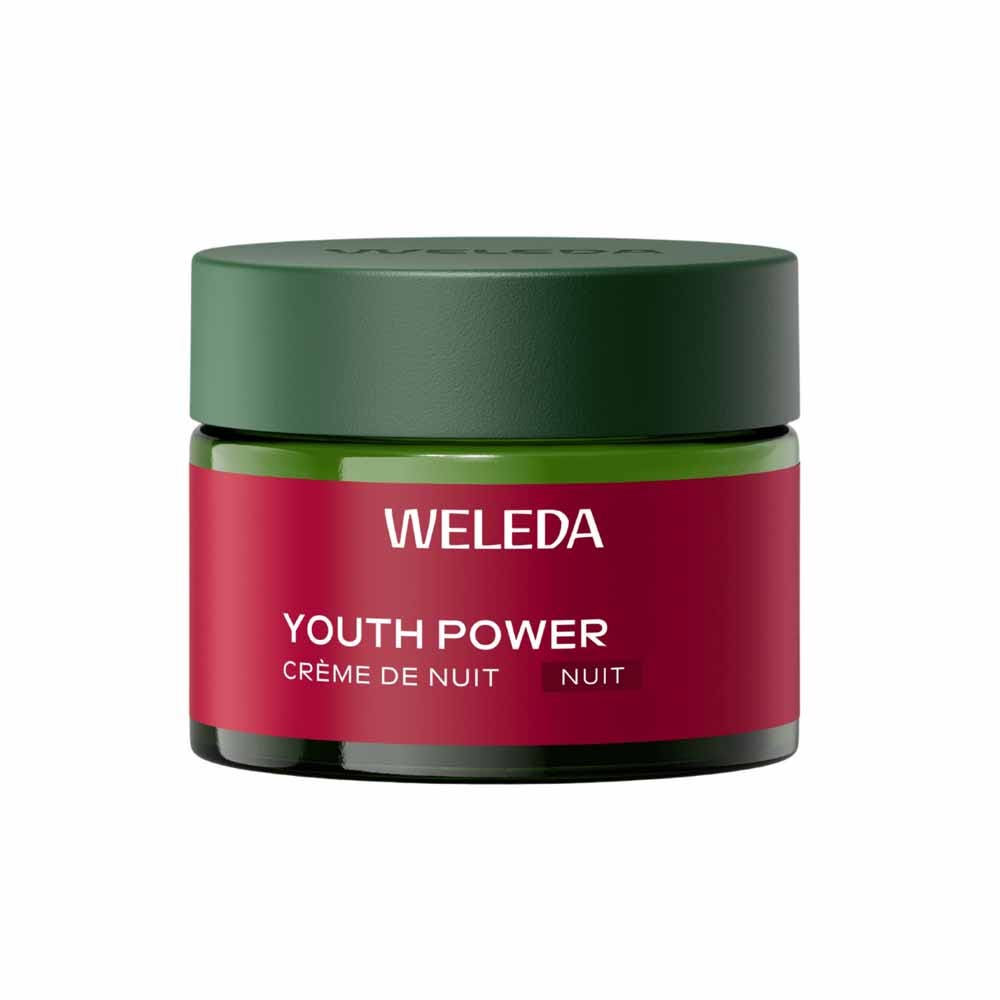 Weleda Grenade Crème de Nuit Anti Rides Youth Power et Peptides de Maca 40ml