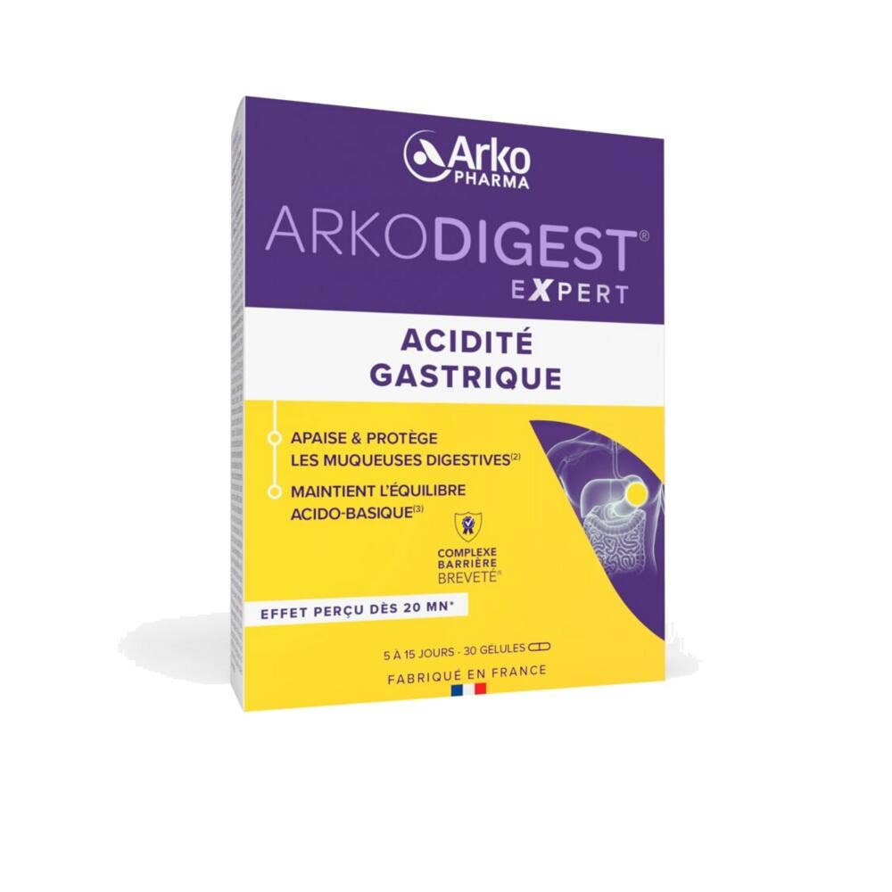 Arkopharma Arkodigest Expert Acidité Gastrique 30 gélules