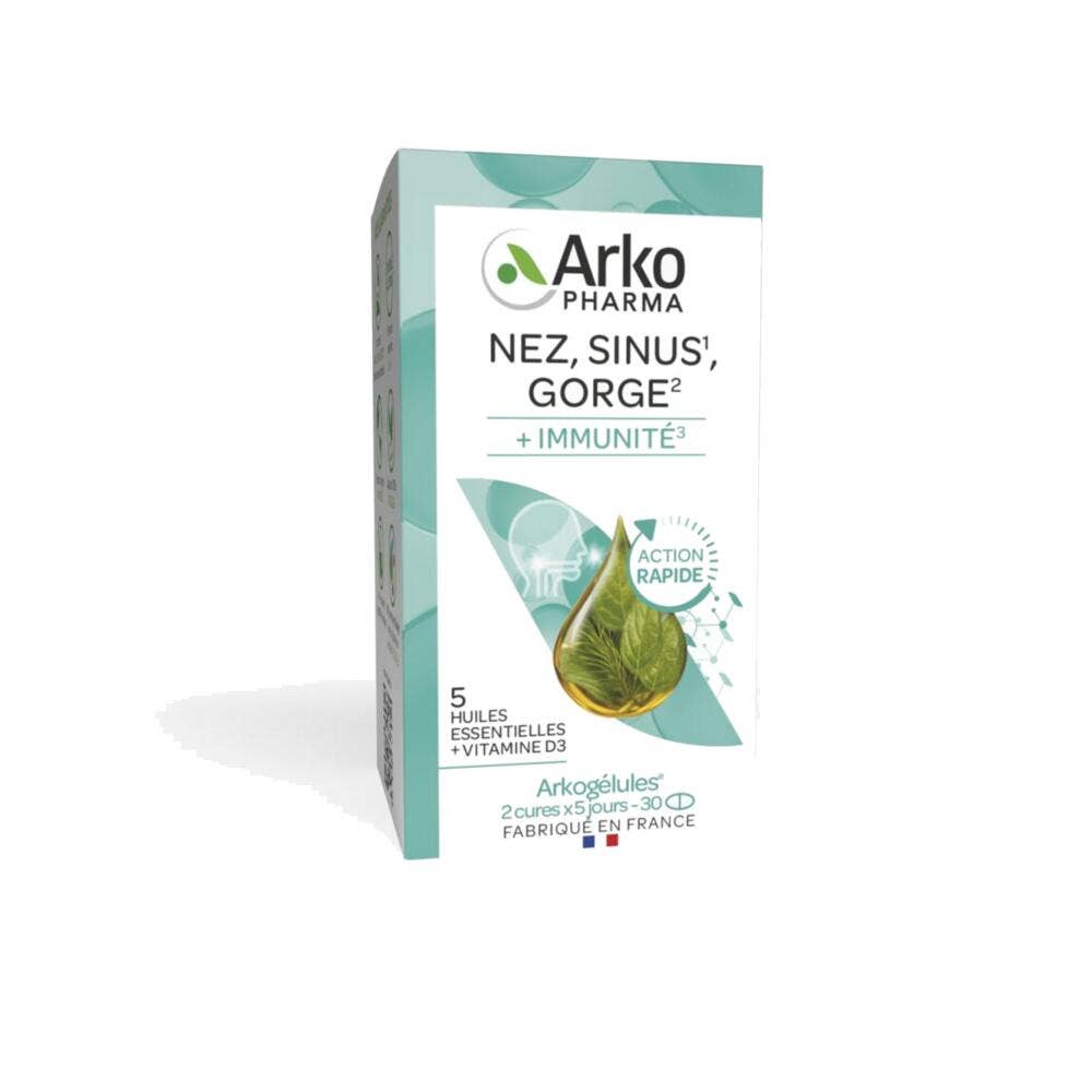 Arkopharma Arkogélules Nez-Gorge 30 gélules