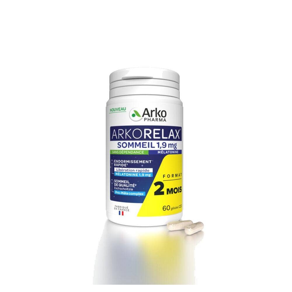 Arkopharma Arkorelax Sommeil 1,9Mg 60 gélules