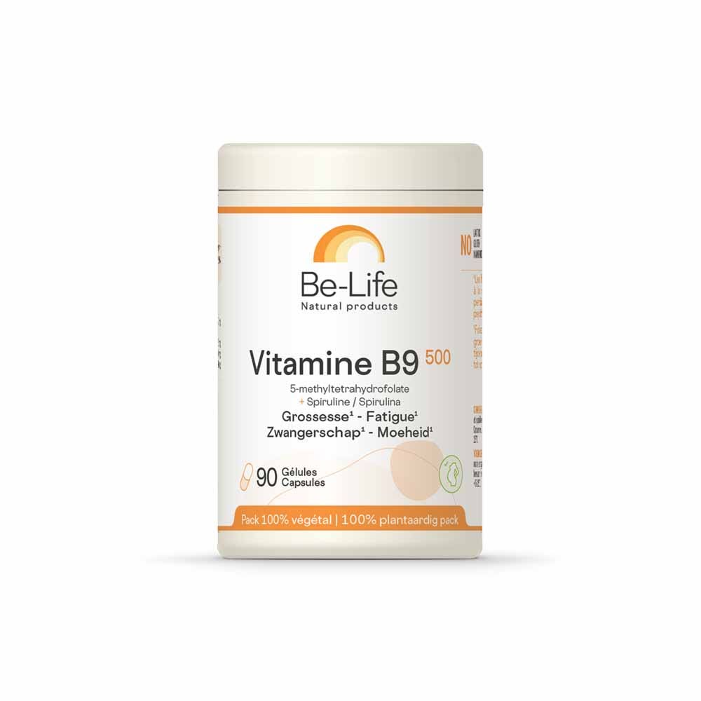 Be-Life Vitamine B9 500 90 Gelules 90 gélules
