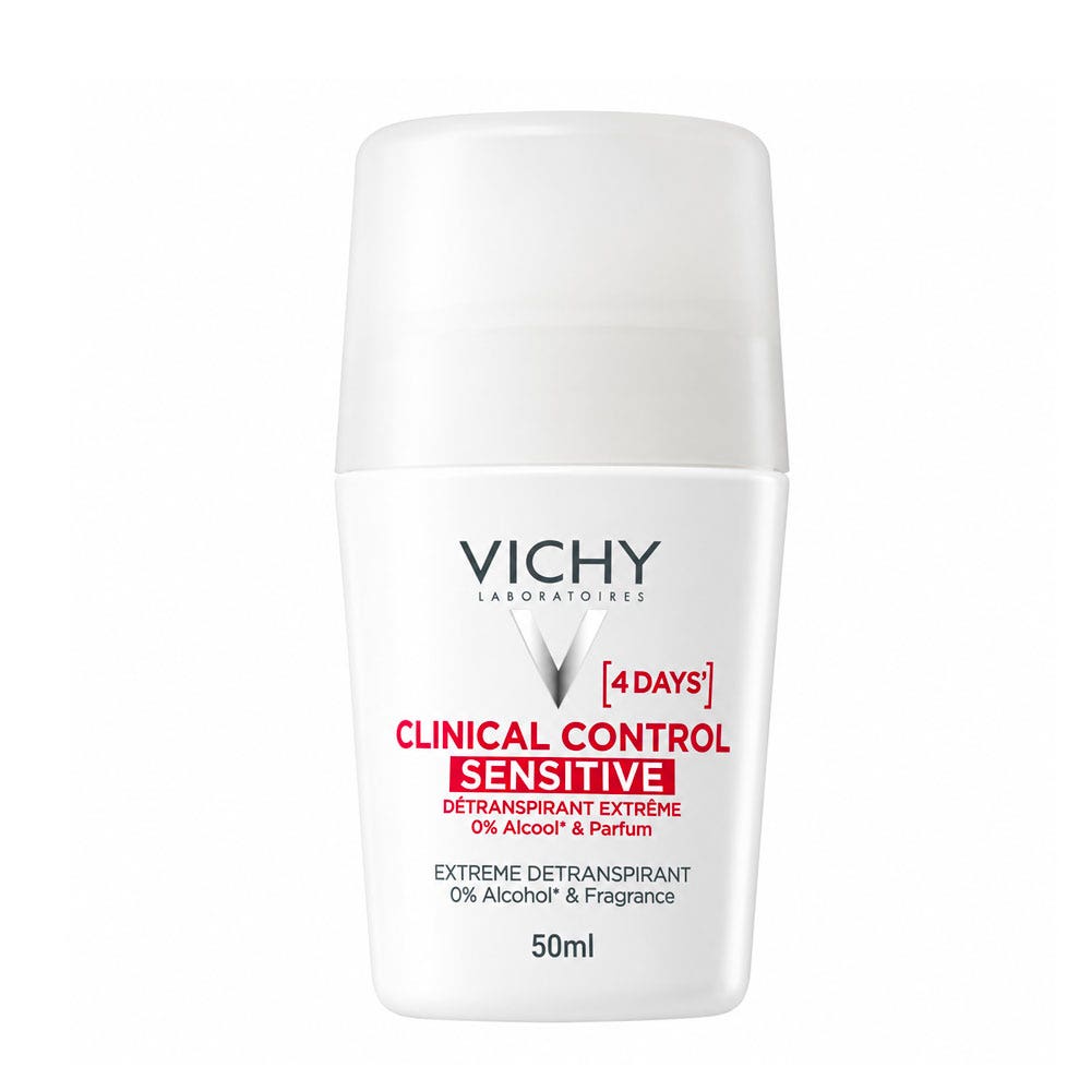 Vichy Clinical Control Détranspirant extrême Bille Sensitive Peaux Sensibles 50ml