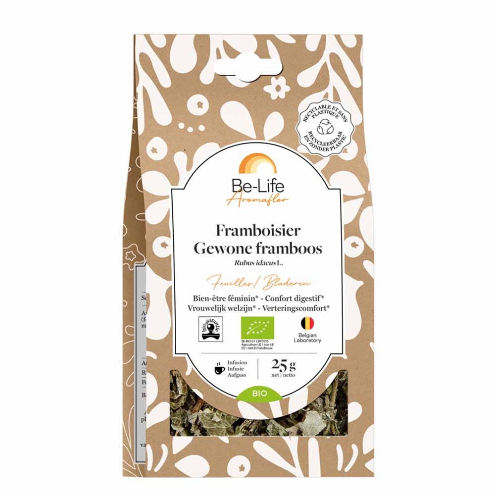 Be-Life Aromaflor Tisane Framboisier Feuilles Bio 25g