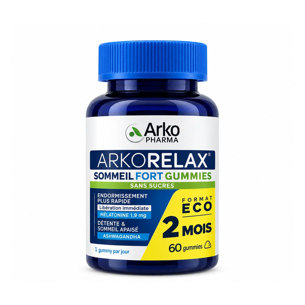 Sommeil 30 gummies Arkorelax Arkopharma