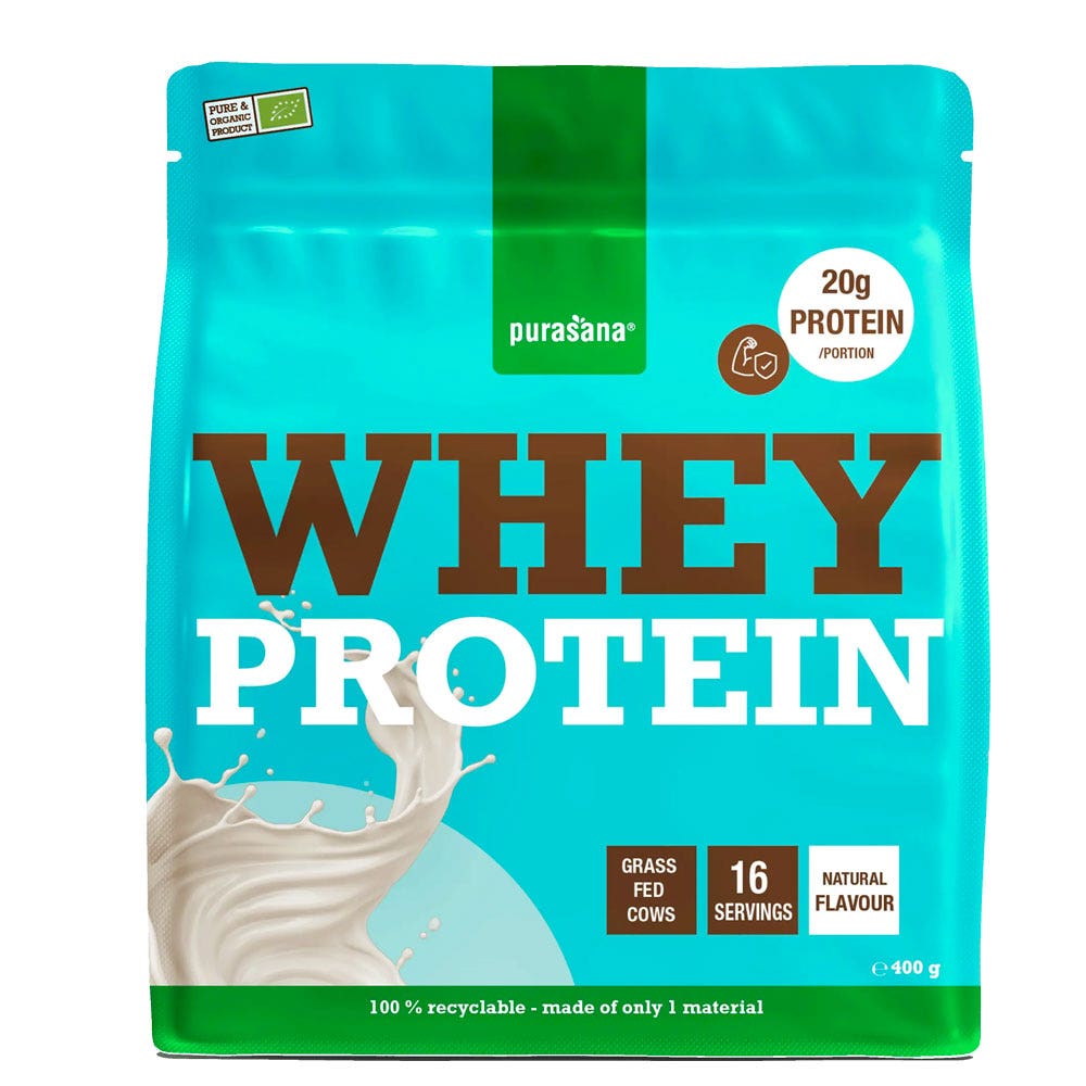 Purasana Whey Protéine De Petit Lait Nature 400g