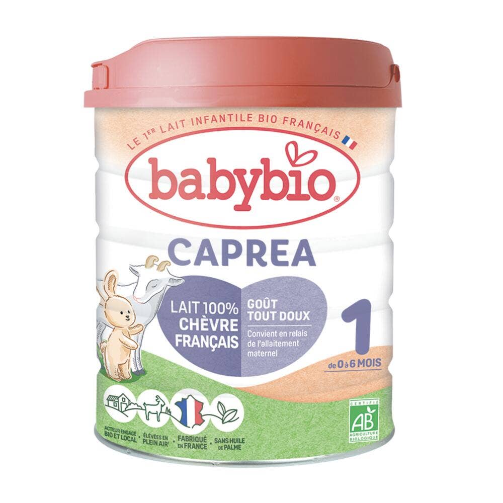 Babybio Laits Infantiles Caprea 1 En Poudre Bio Lait de Chêvre De 0 A 6 Mois 800g