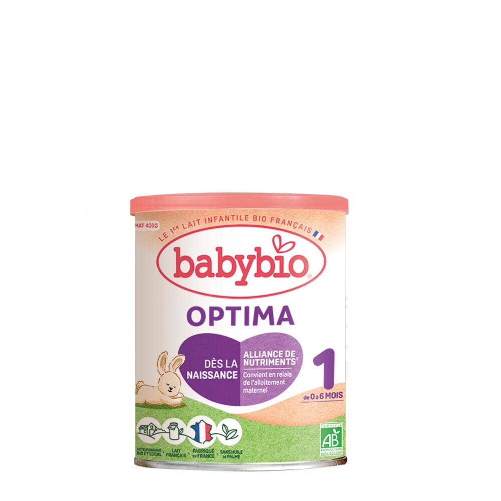 Babybio Optima 1 Bio en Poudre De 0 a 6 mois 400g