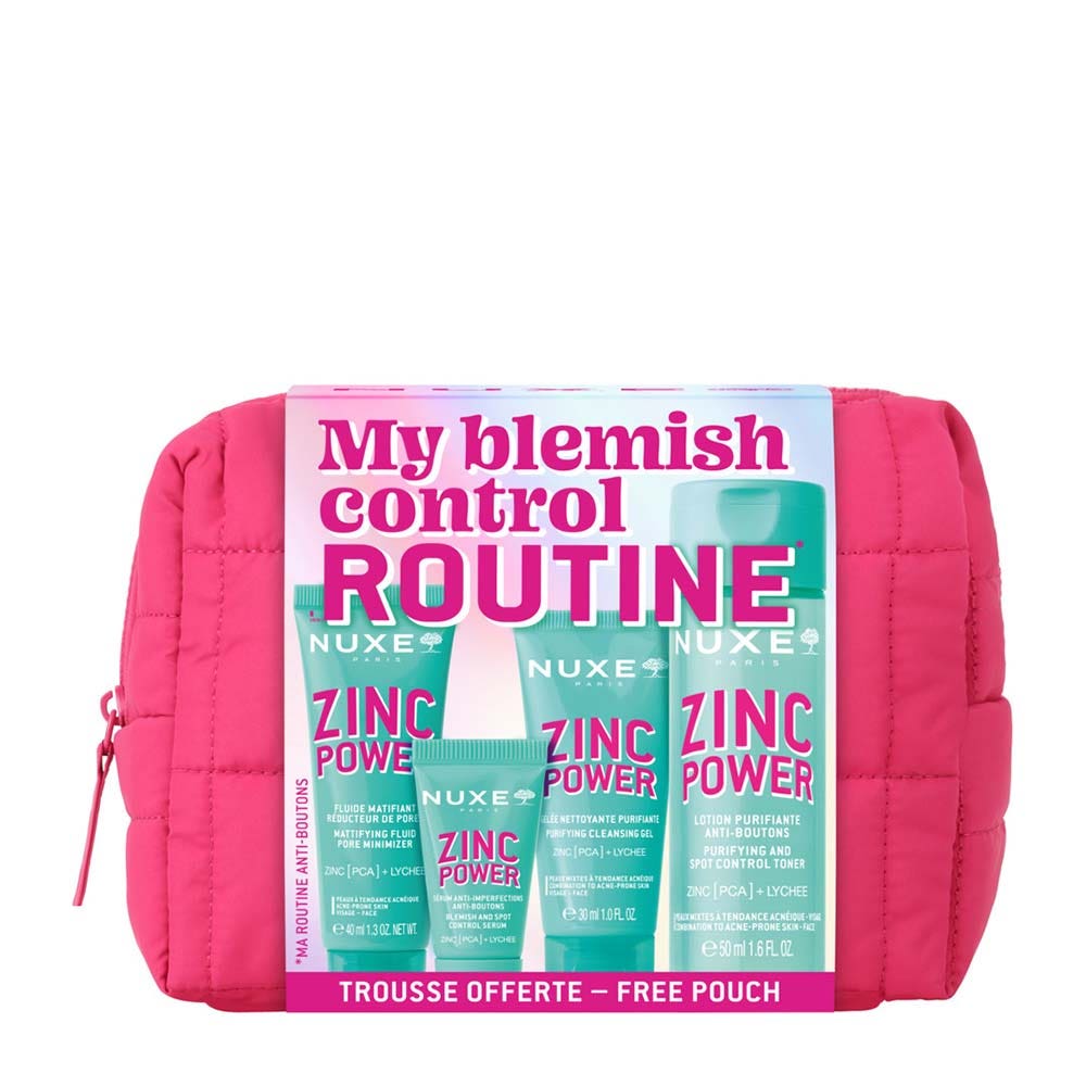 Nuxe Zinc Power Trousse Ma Routine Anti-Boutons 125ml