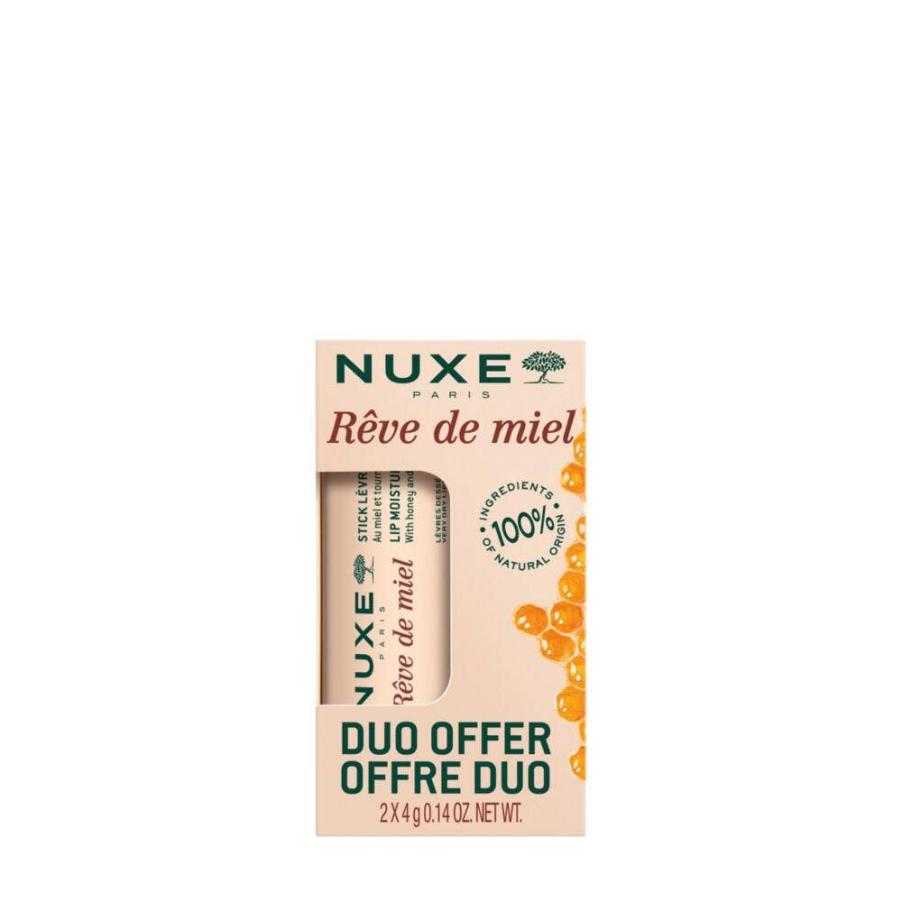 Nuxe Reve De Miel Sticks Lèvres Hydratants 2x4g