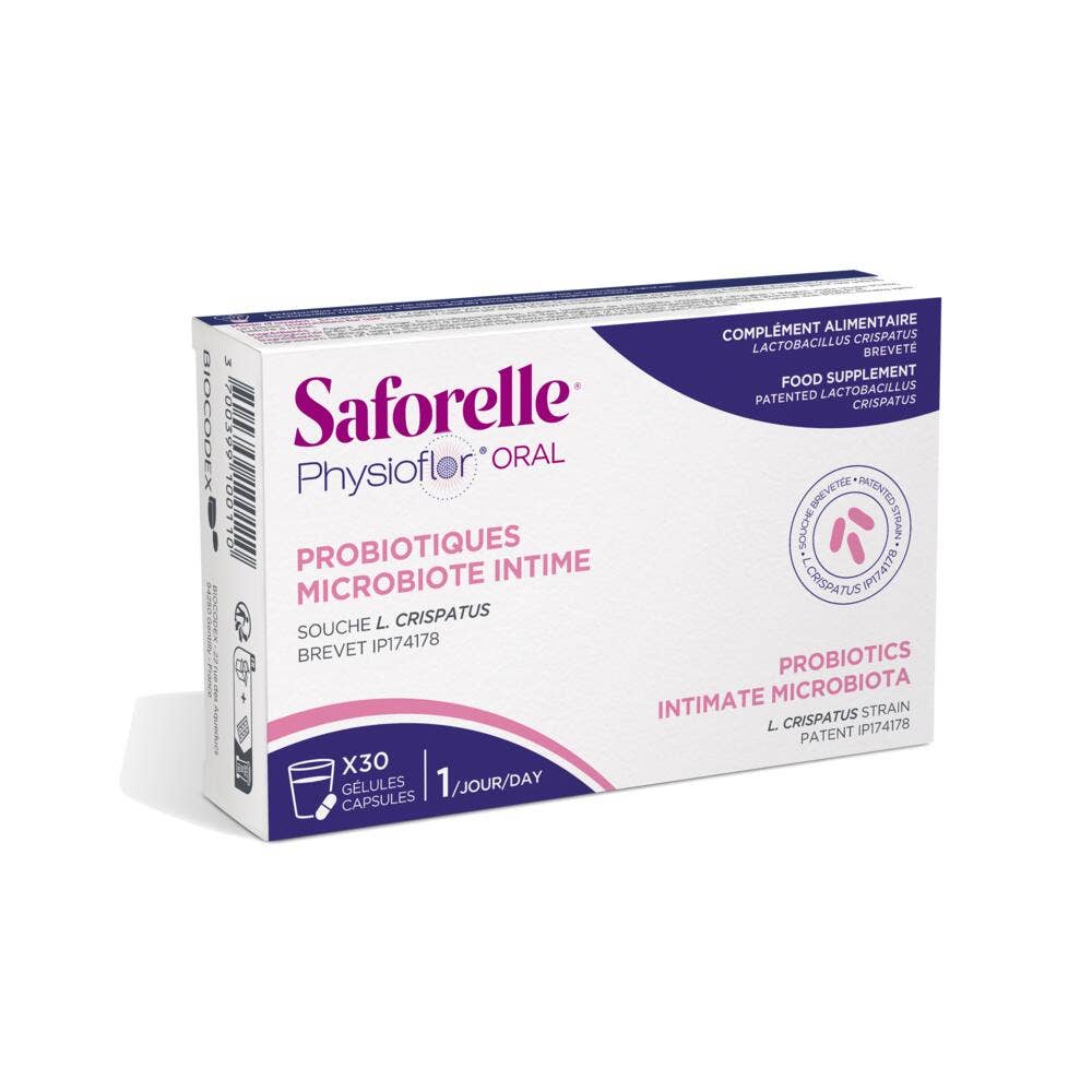Saforelle Physioflor Voie Orale Flore Intime 30 Gelules