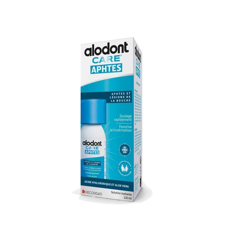 Alodont Care Aphtes Solution Traitante 120 ml