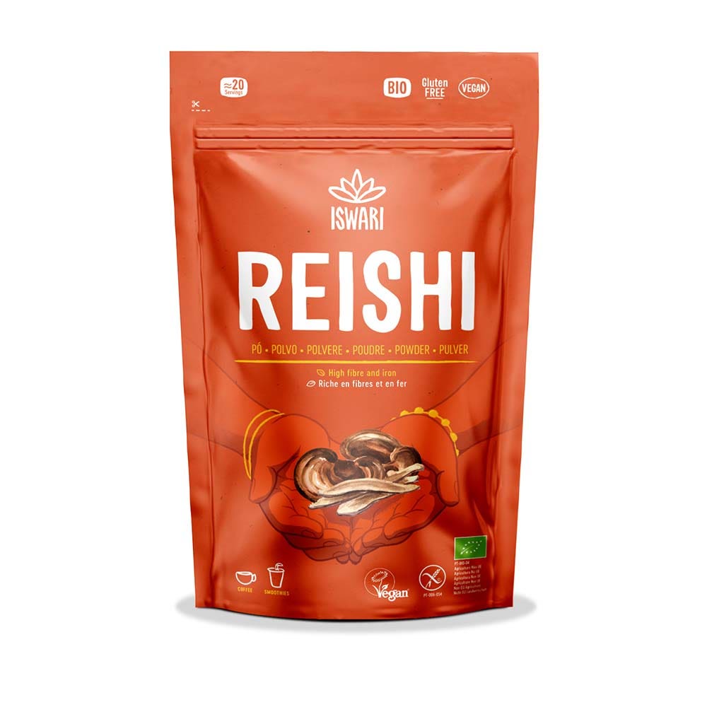 Iswari Super Aliment Pur Reishi en poudre Bio 100g