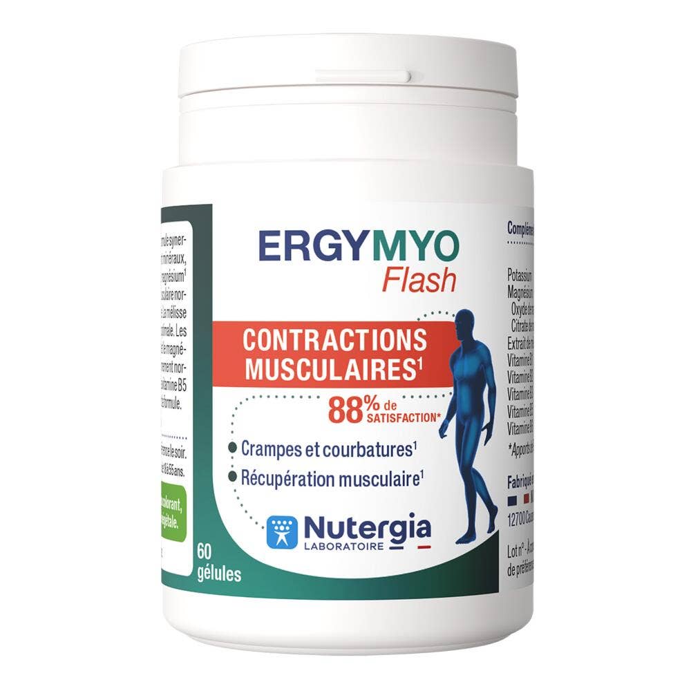 Nutergia ErgyMyo flash 60 gélules