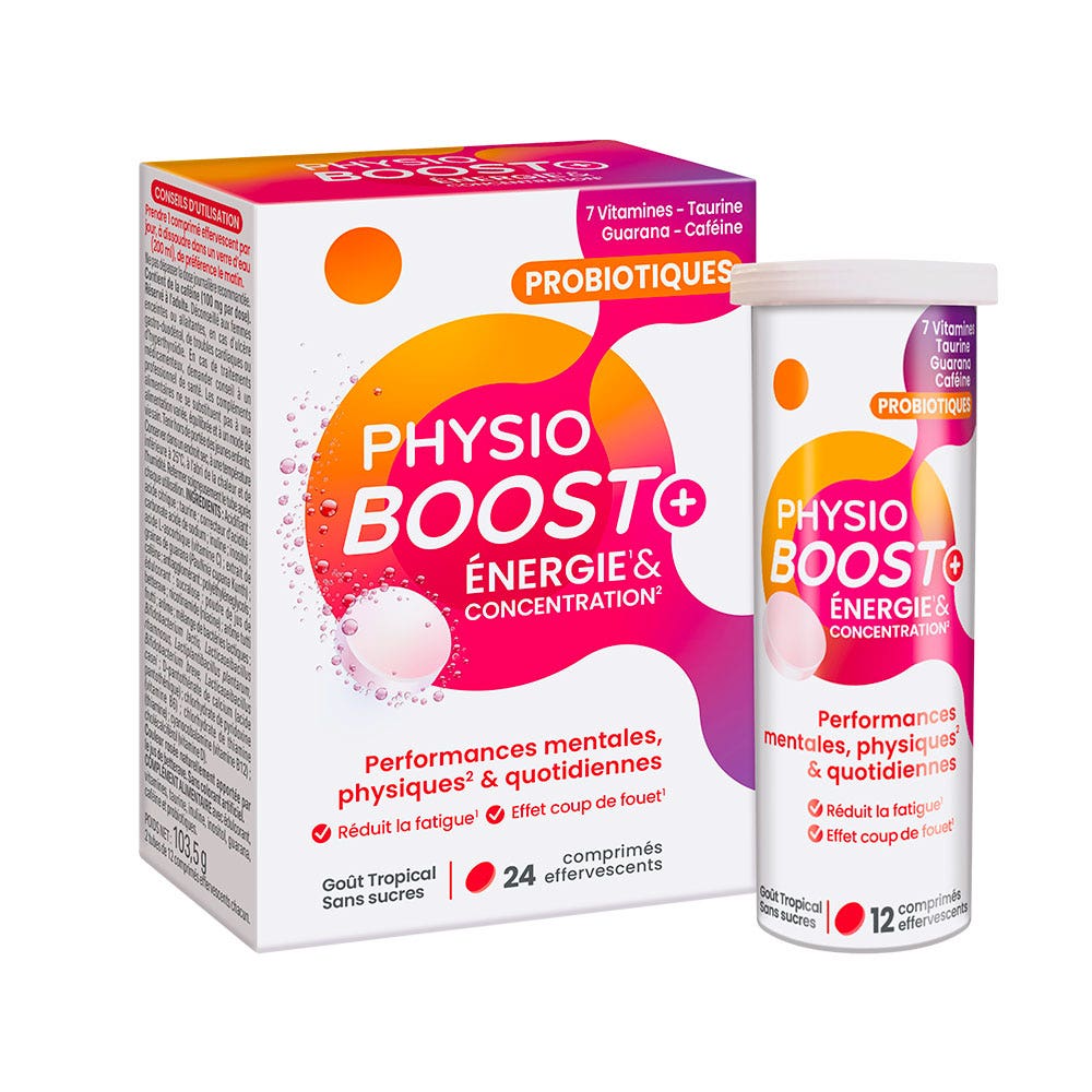 Laboratoire Immubio PhysioBoost+ 24 comprimés effervescents