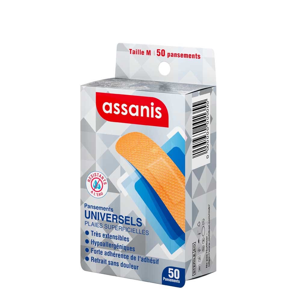 Assanis Pansements universels x50