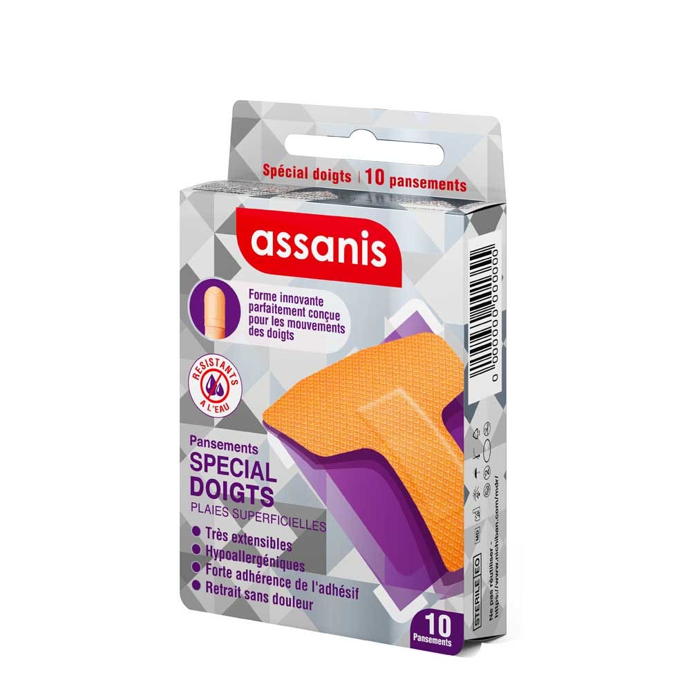 Assanis Pansements spécial doigts x10