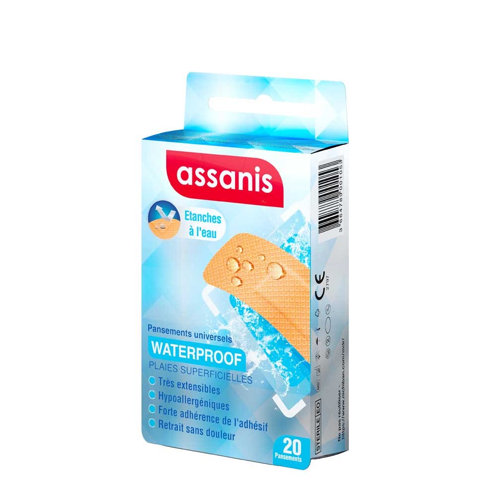 Assanis Pansements waterproof x20