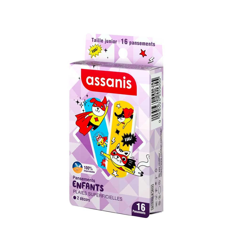 Assanis Pansements enfants x16