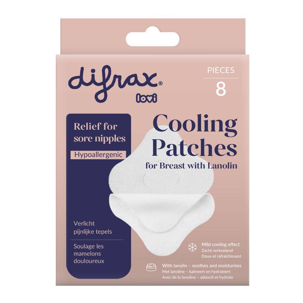 Difrax Patchs Allaitement Rafraichissant x8