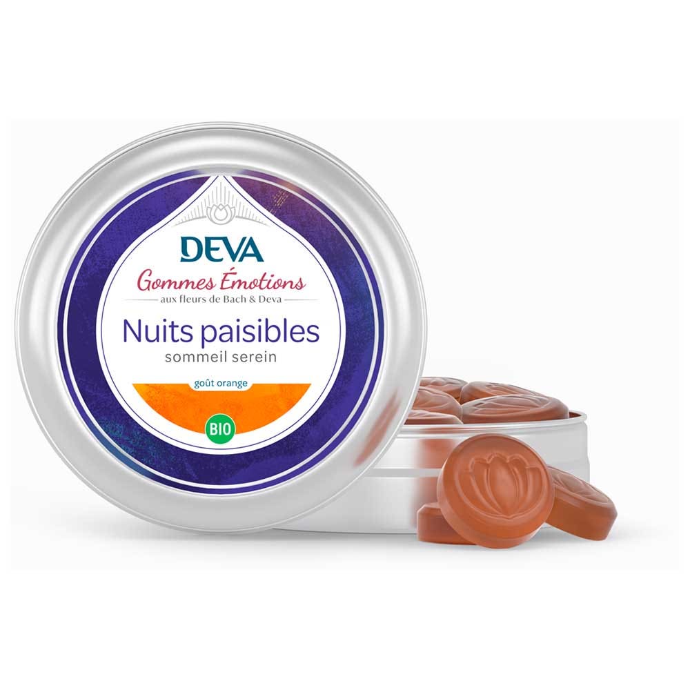 Deva Gomme Nuits Paisibles Goût orange