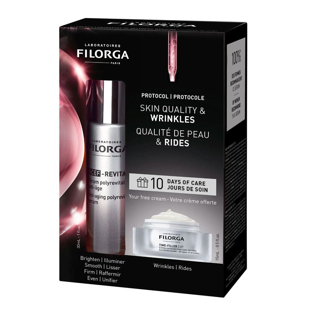 Filorga NCEF-Revitalize Coffret Sérum + Mini Crème Time-Filler 5Xp Offerte