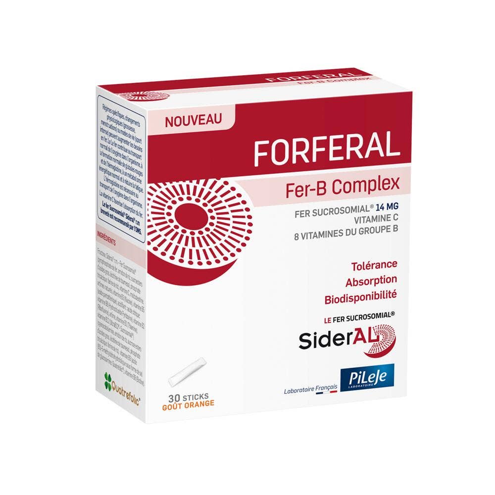 Pileje Forferal Fer-B Complex 30 sticks orodispersibles