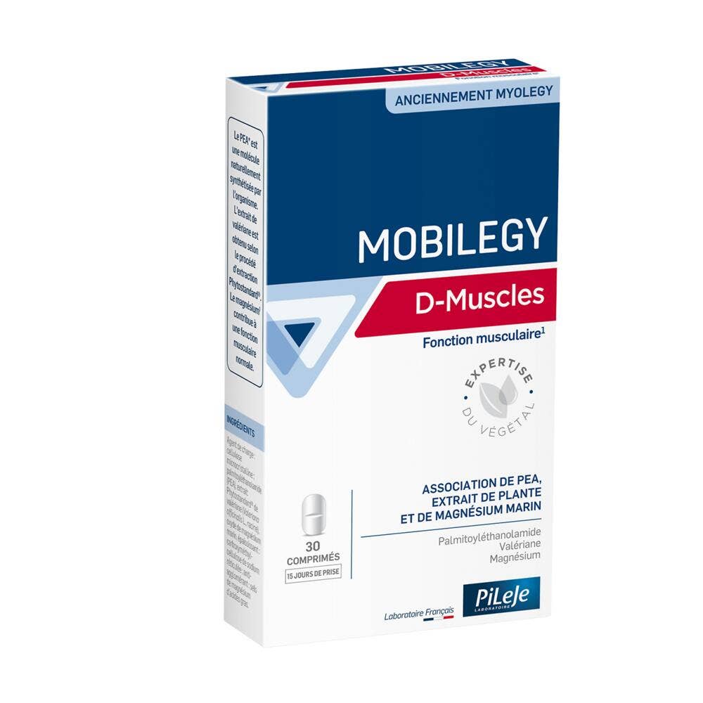 Pileje Mobilegy D-Muscles 30 comprimés