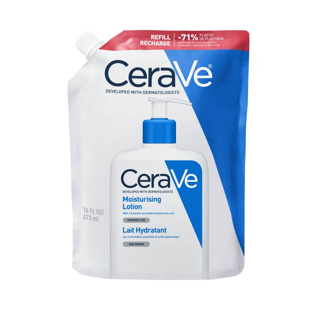 Cerave Body Eco Recharge Lait Hydratant Visage Et Corps Peaux Sèches A Très Sèches 473ml