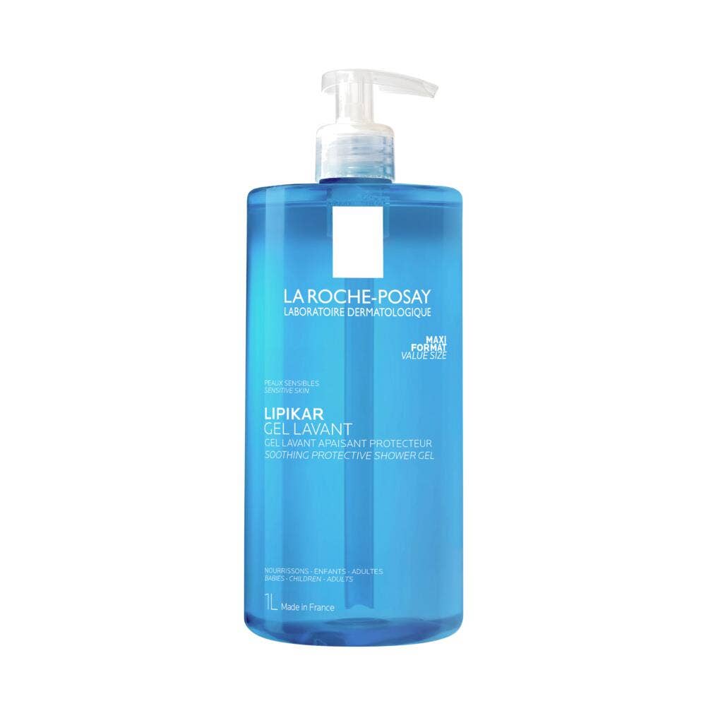 La Roche-Posay Lipikar Gel Douche Lavant Apaisant Protecteur Peaux Sensibles 1L