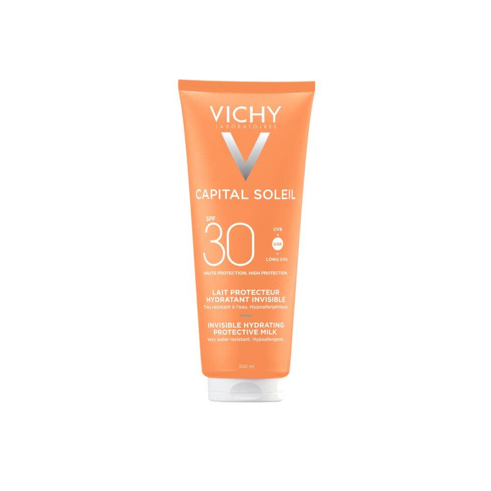 Vichy Capital Soleil Lait Protecteur Invisible SPF30 Visage et Corps 300ml