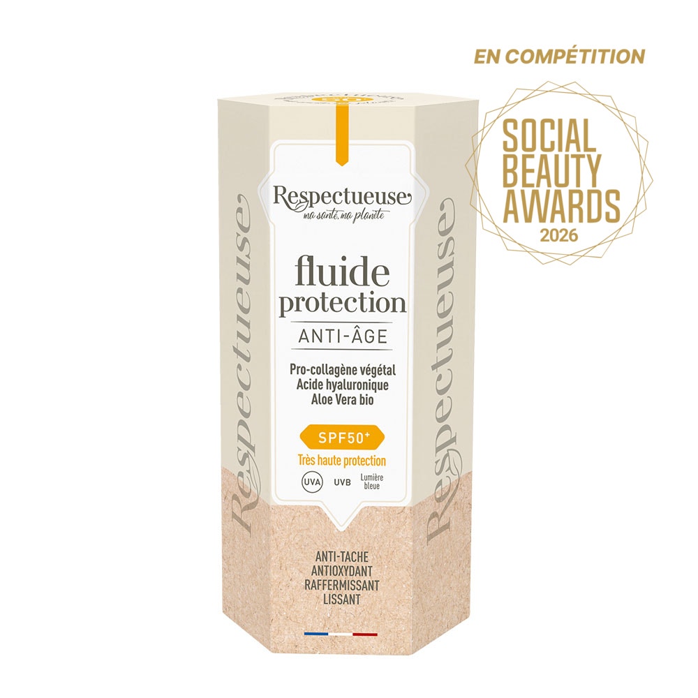 Respectueuse Fluide Protection SPF50 Anti-Age 30ml