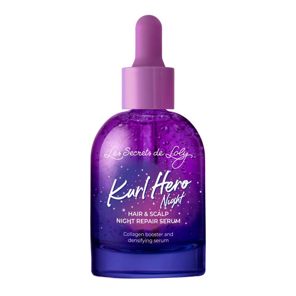 Les Secrets de Loly Soigner et renforcer Kurl Hero Night Sérum réparateur de Nuit du Cuir Chevelu 50ml