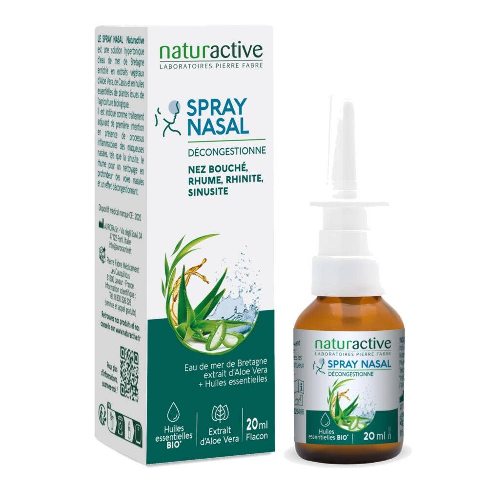 Naturactive Spray Nasal Aux Essences Décongestionne 20ml
