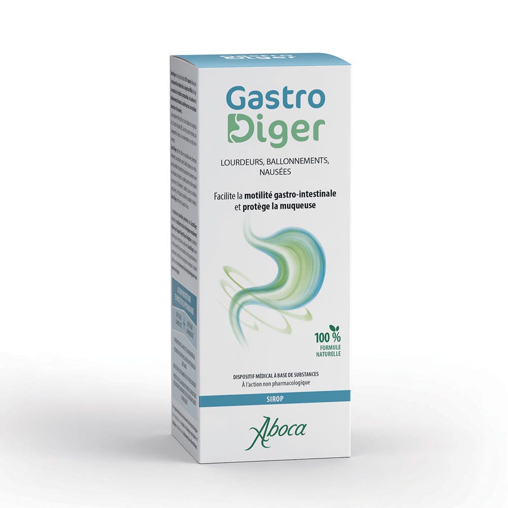 Aboca Gastrodiger Sirop Lourdeur Ballonnements et nausées 180g